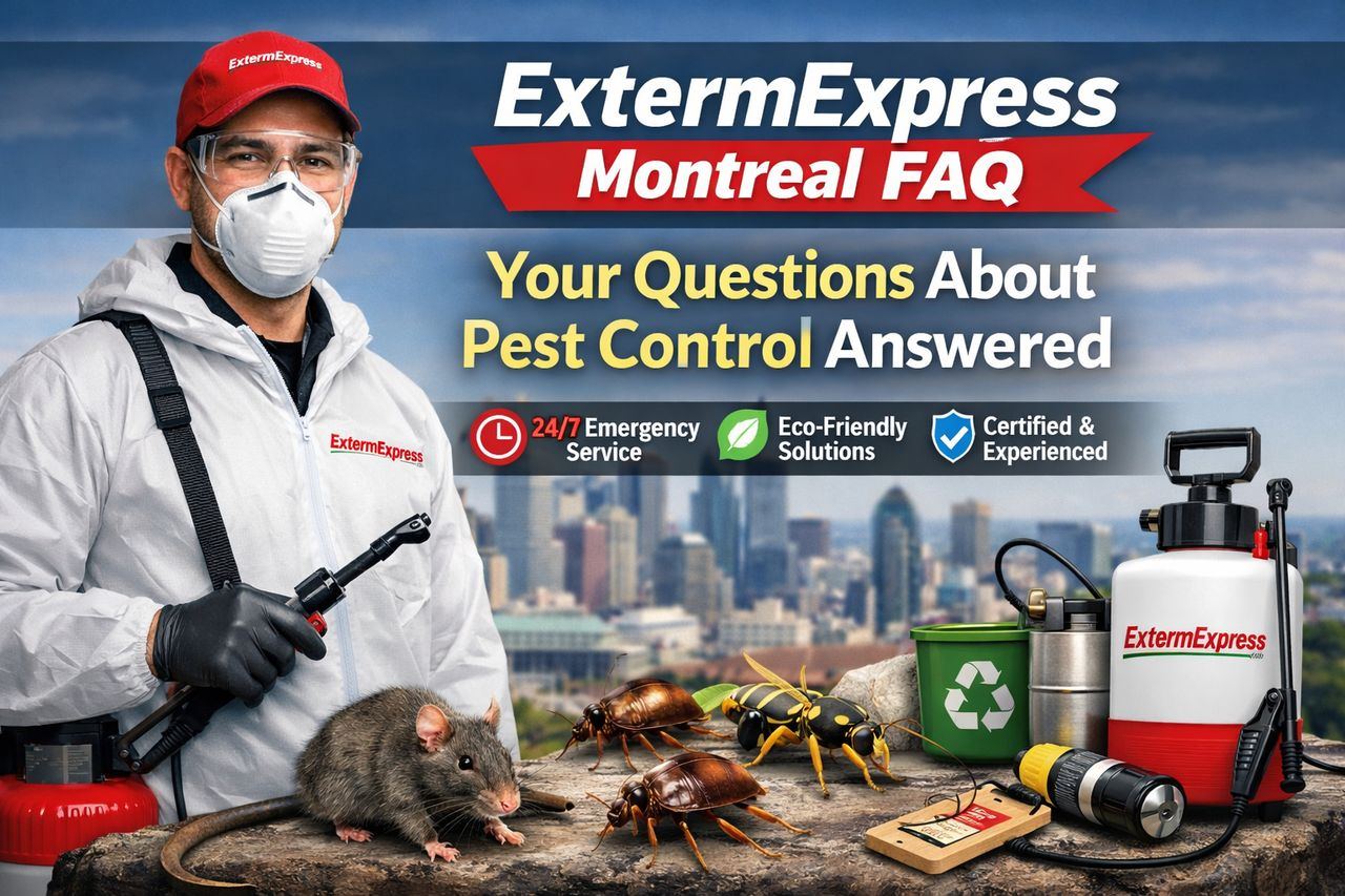 ExtermZone Montreal FAQ: Your Questions About Pest Control Answered