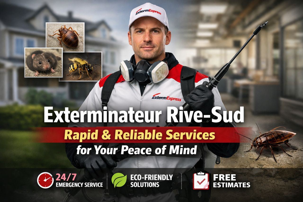 Exterminateur Rive-Sud: Services Rapides et Fiables pour Votre Tranquillité