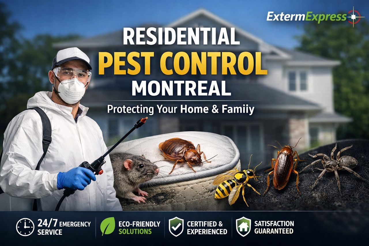 Residential Pest Control Montreal: Protecting Your Home & Family