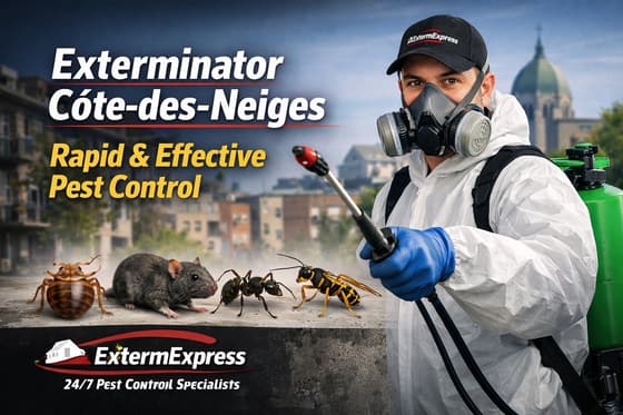 Exterminateur Côte-des-Neiges: Intervention Rapide et Efficace par ExtermZone