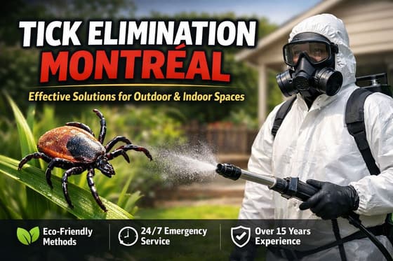 Élimination Tiques Montréal: Solutions Efficaces pour Espaces Extérieurs et Intérieurs