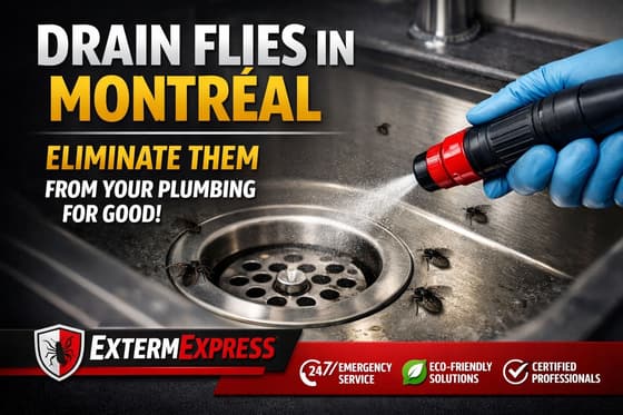 Mouches de Drain Montréal: Éliminez-les Définitivement de Vos Plomberies