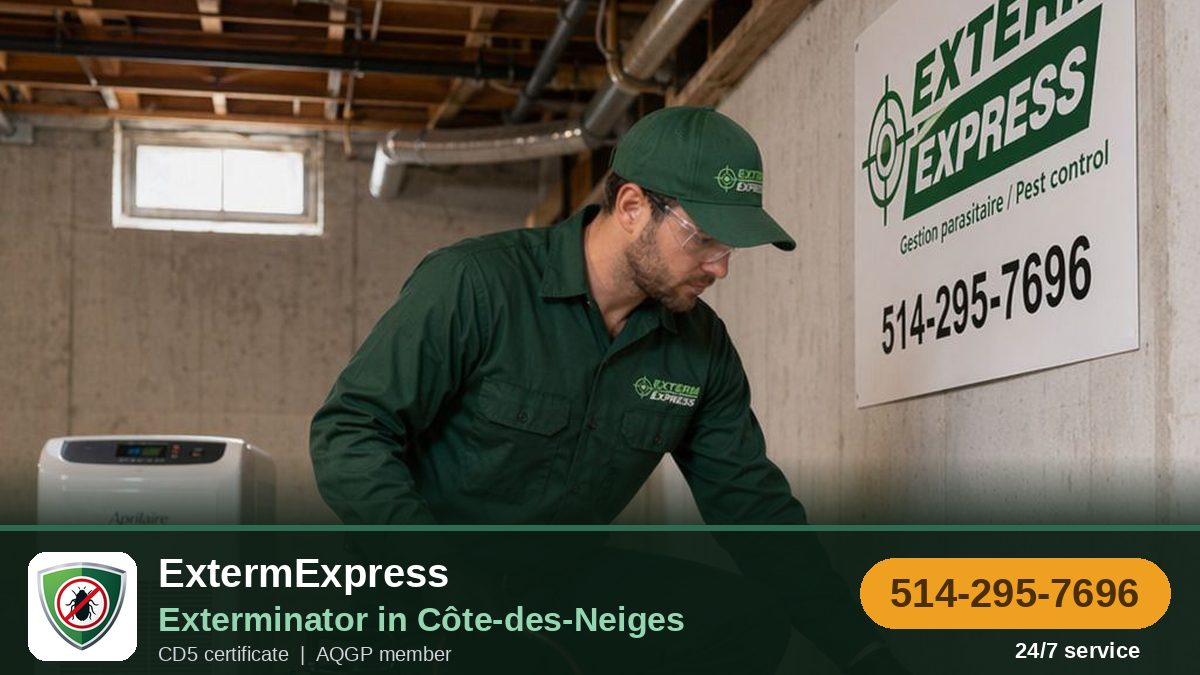 ExtermZone, exterminator in Côte-des-Neiges