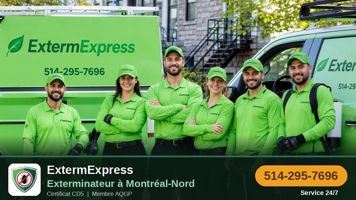 ExtermZone, exterminateur à Montréal-Nord
