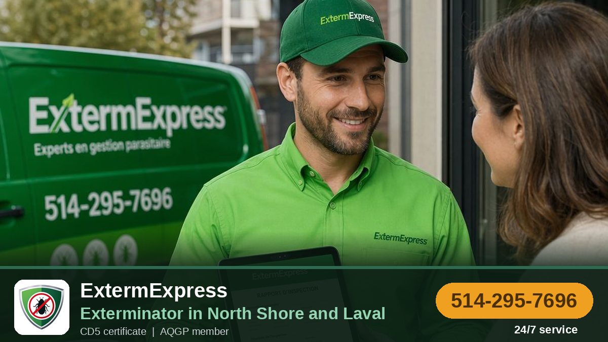 ExtermZone, exterminator in North Shore and Laval